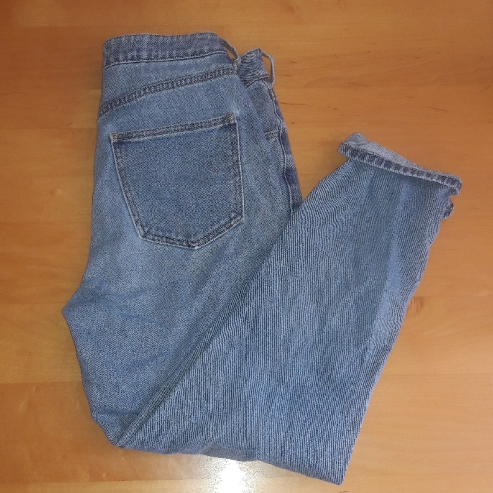 Pacsun blue denim high waisted mom jean